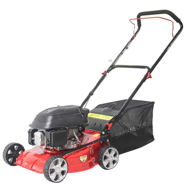 16 inch grass cut tools  hand push steel chassis  HG41P-N139   garden gasoline lawn mower