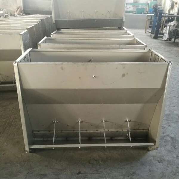 Double Sides Automatic Stainless Steel Pig Feeder for Pig Rearing and Finishing