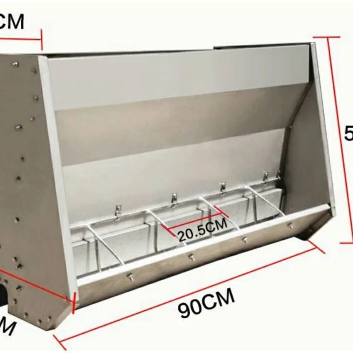 Double Sides Stainless Steel Automatic Pig Feeder for Weaning to Finishing Pigs