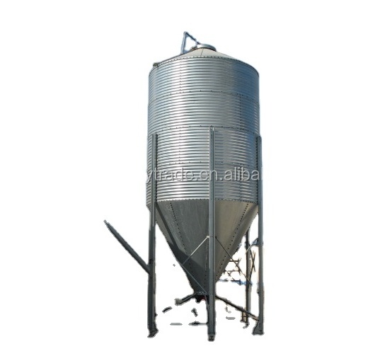 Automatic Feeding System Poultry Farming Grain Silo For Chicken Feed Storage Bins