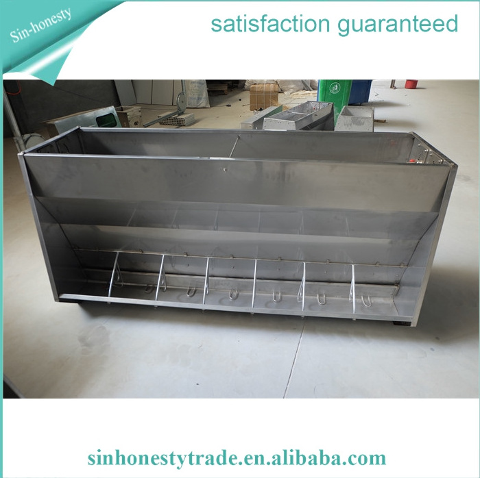 Double Sides Automatic Stainless Steel Pig Feeder for Pig Rearing and Finishing