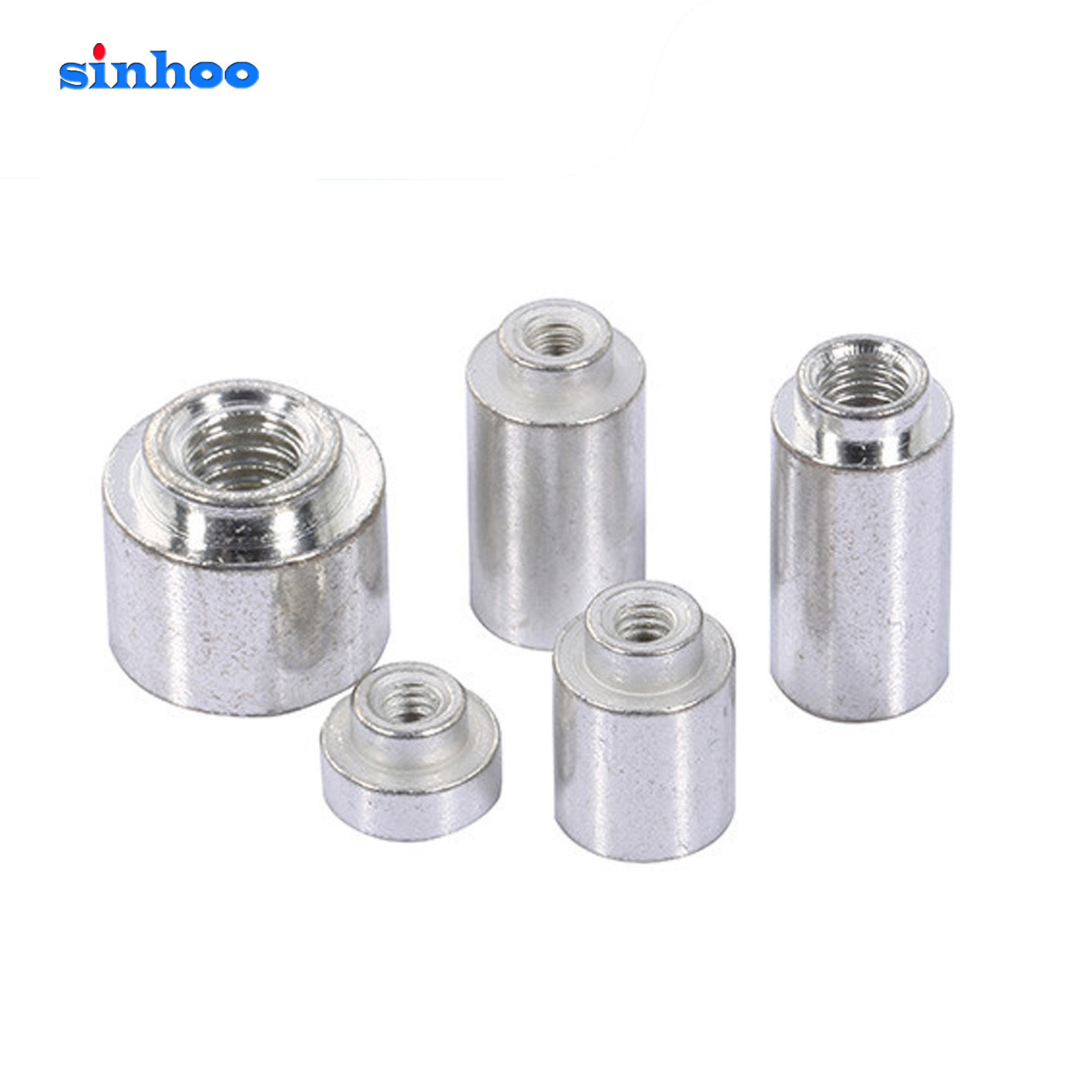 SMTSO Soldering PCB Threaded Standoff Brass Tin Plated Spacer Surface Mount Fastener M1.4 M1.6 M2 M2.5 M3 M4