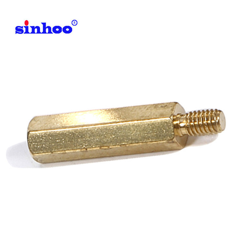 China wholesale metal round aluminum standoff spacer stainless steel brass threaded male female hex pcb standoff spacer