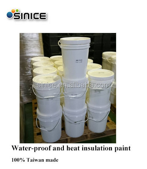 100% Taiwan waterborne white heat insulation coating for indoor and outdoor