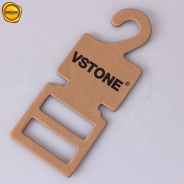 Sinicline custom logo recyclable flip flop hanger cardboard