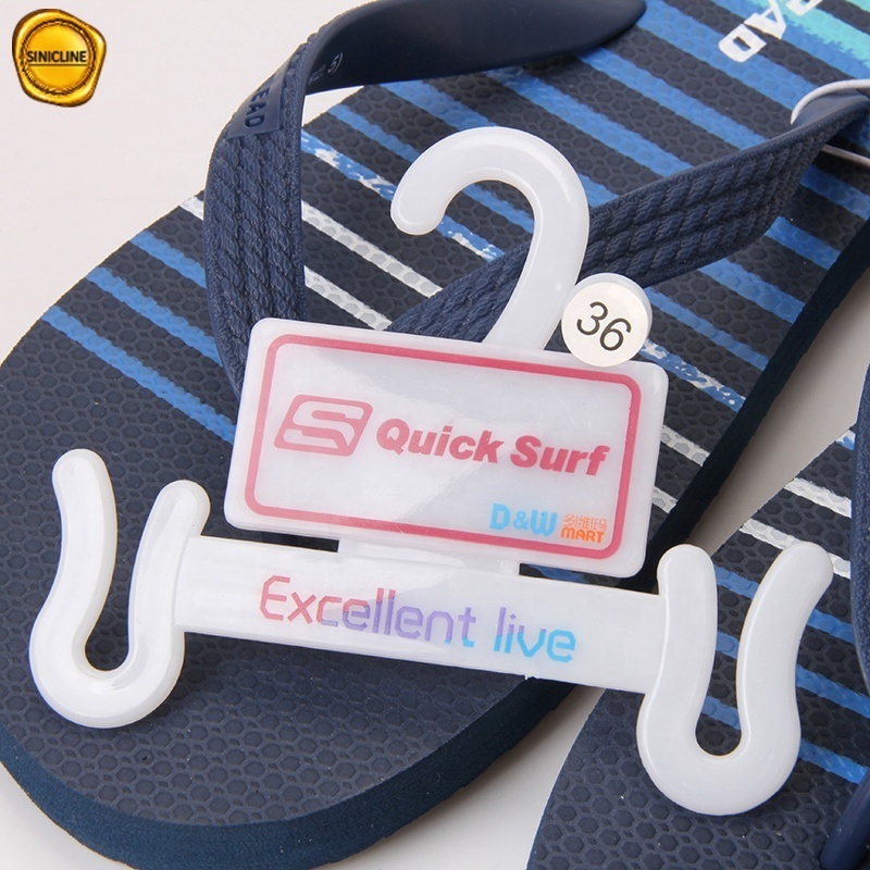 Sinicline Plastic Shoes Hanger flip flop sandals Holder Rack plastic flip flop hanger