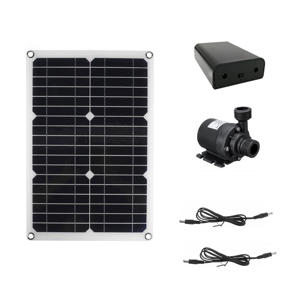 20w 18v Solar Panel Water Pump hand pump dc micro water well solar pool pump