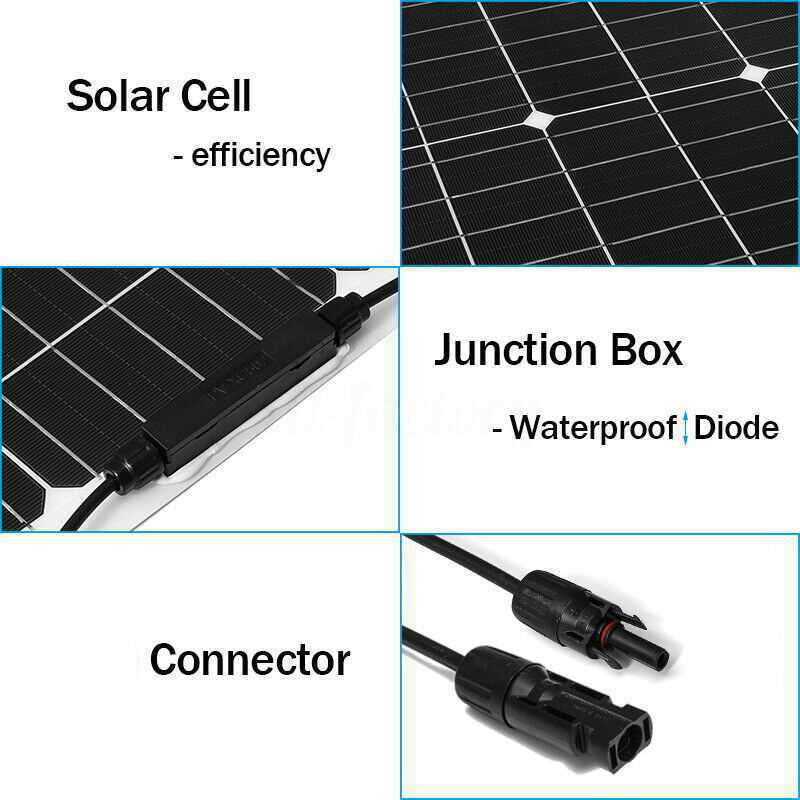 30W Portable Solar Panel Kit Complete 18V 5v USB Car Yacht RV Boat Phone Battery Charger Solar Cell longi solar panel