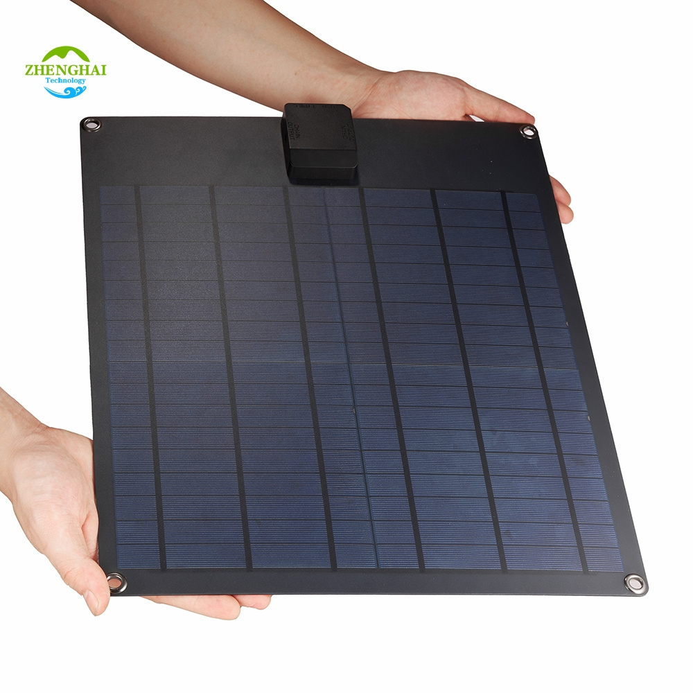 Solar Panel 20W Pv Power Charging Treasure 5V USB 18V DC Outdoor Portable Waterproof Charging Poly Solar Panel