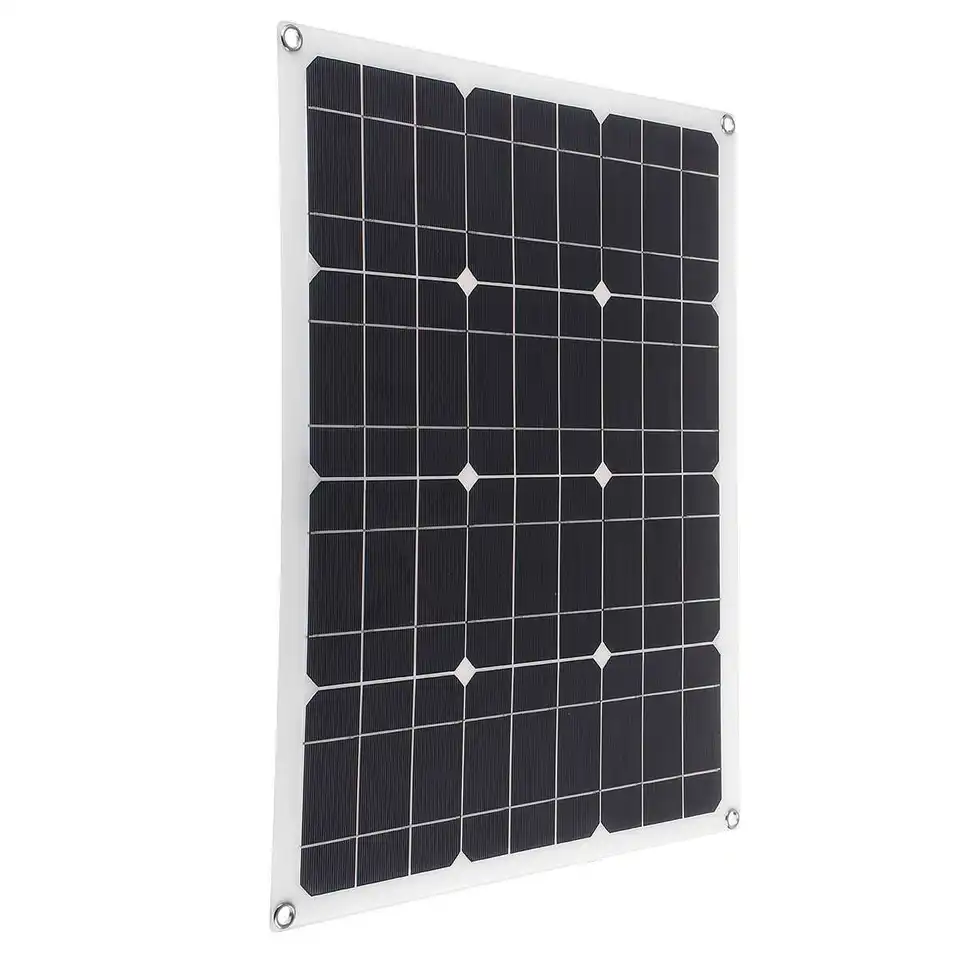 80W Mono Silicon Solar Panel Charger Photovoltaic Solar System flexible Tiktok RV Car power supply with 60A Controller