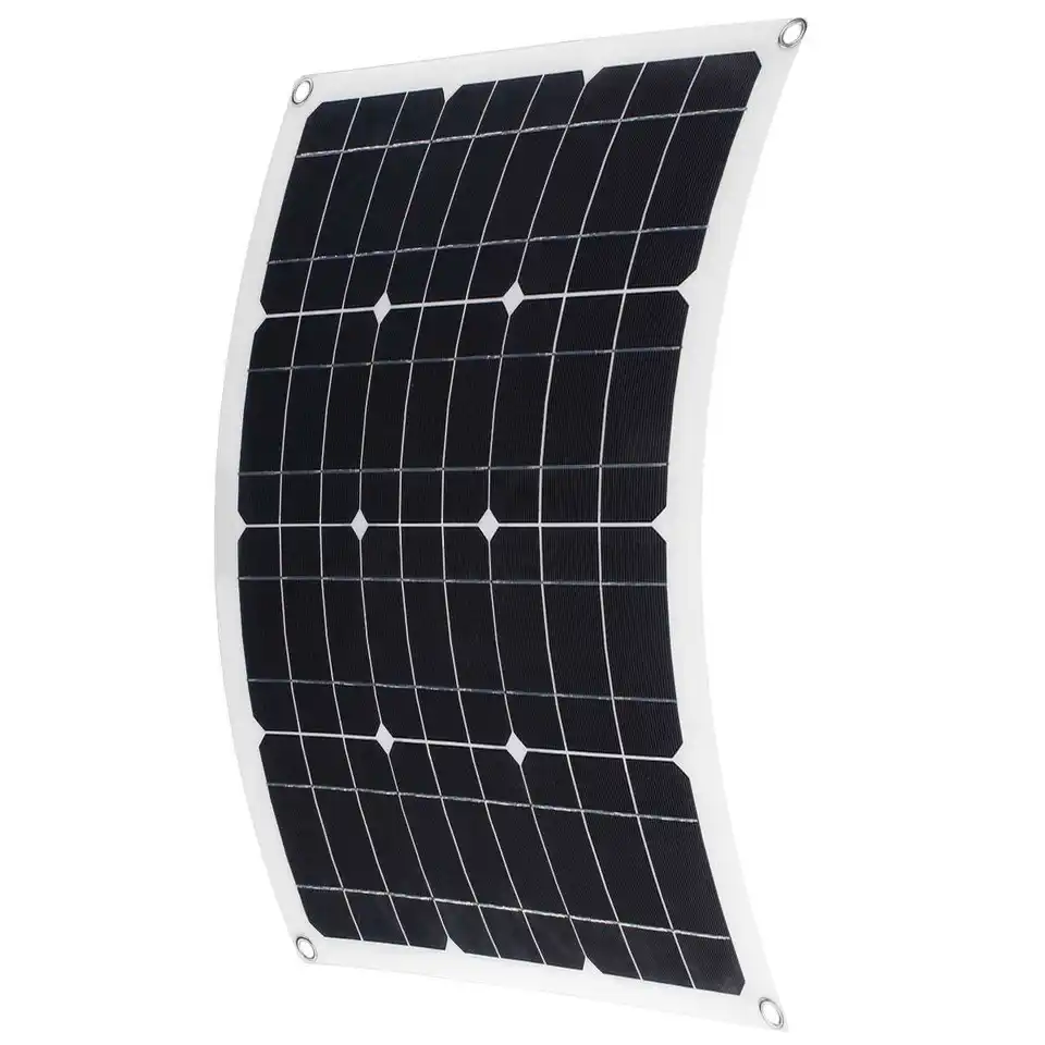 80W Mono Silicon Solar Panel Charger Photovoltaic Solar System flexible Tiktok RV Car power supply with 60A Controller