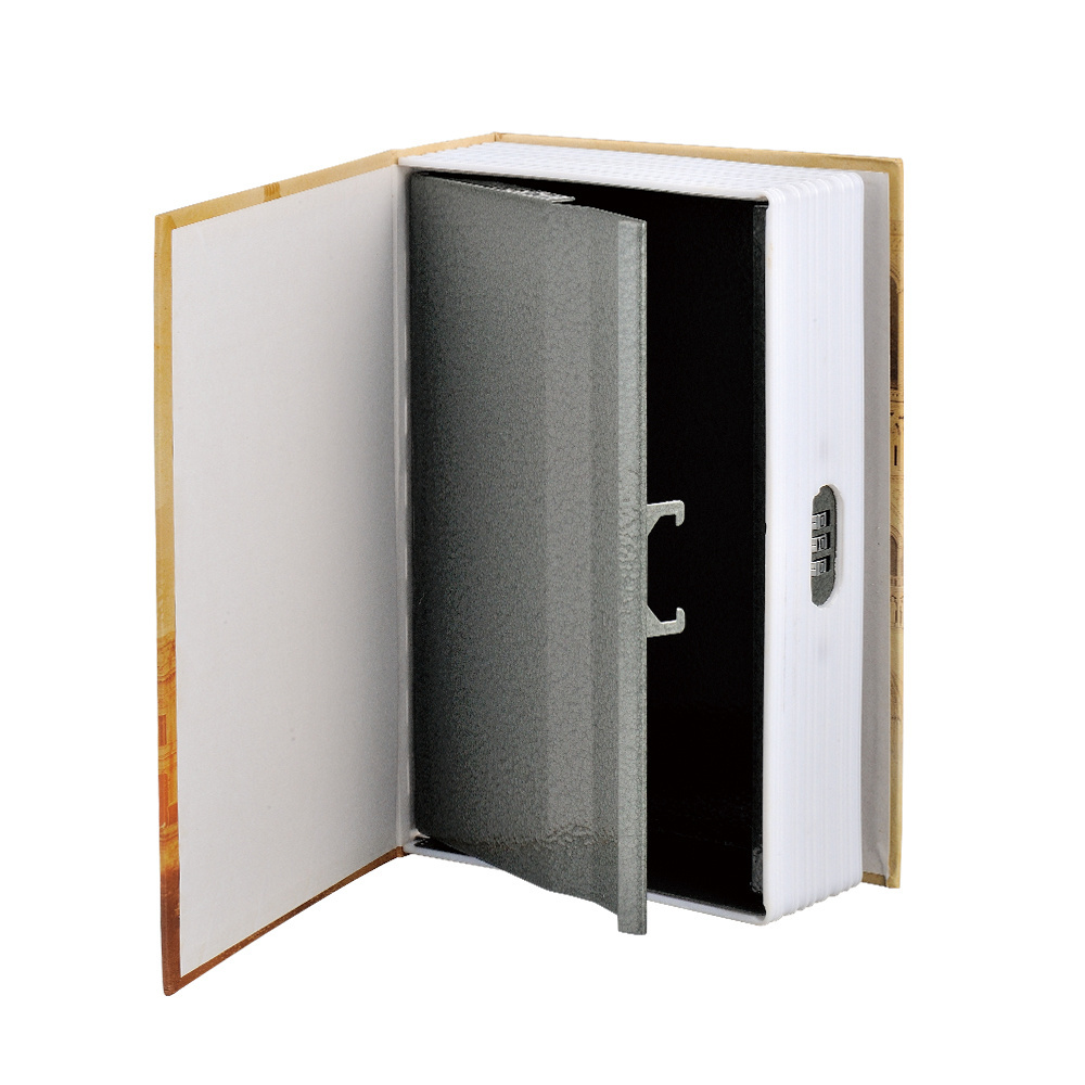 Dictionary Diversion Metal Safe Lock Box Book Safe with Combination Lock