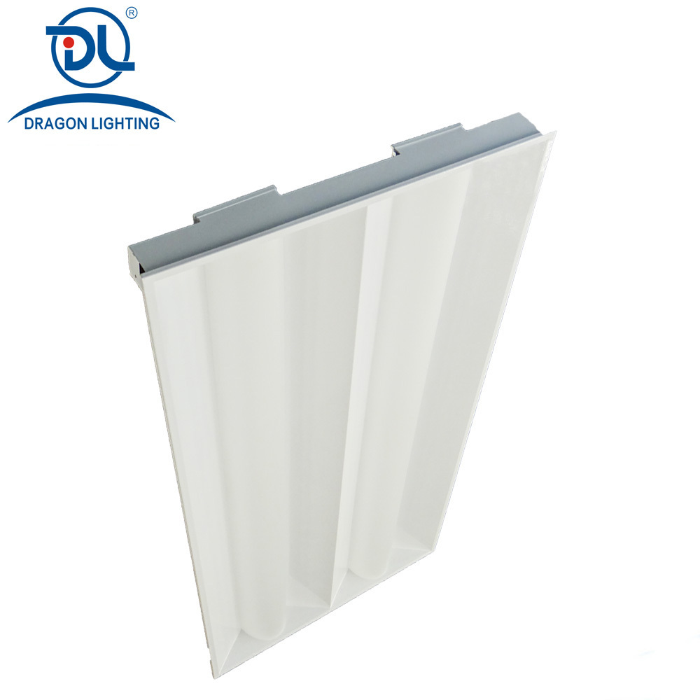 50W Dimmable LED 2X4 Recessed Troffer With Double Pc Diffuser