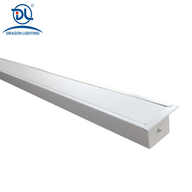 27W Dimmable Commercial Recessed Linear LED Lighting Fixture