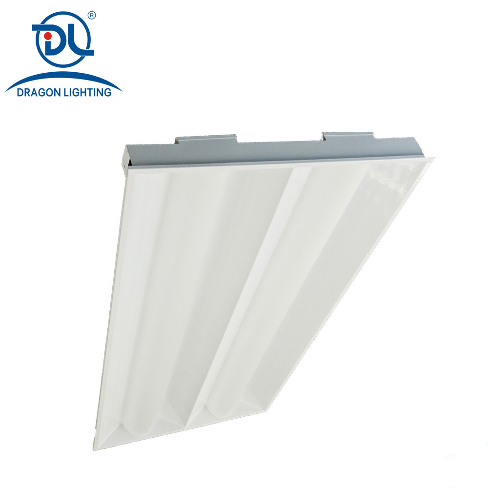 50W Dimmable LED 2X4 Recessed Troffer With Double Pc Diffuser