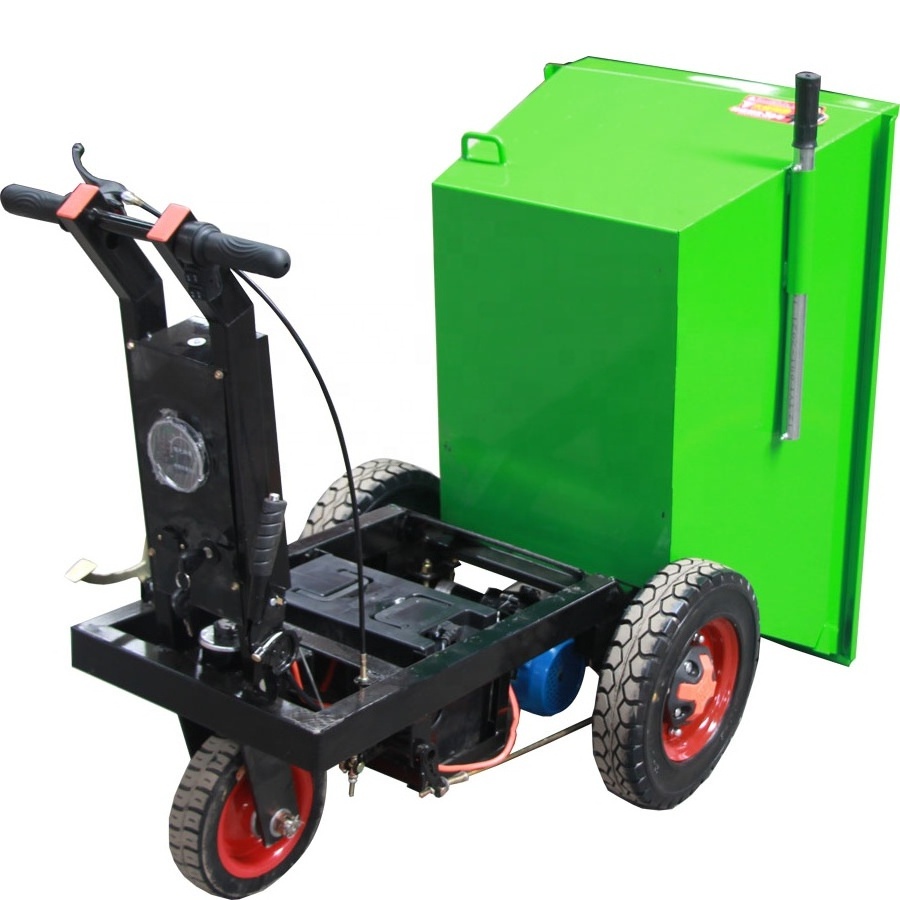 Heavy Duty Cart Two Wheel 260kg Load Capacity Wheel Barrow Zero Emission Trolley Transporting Electric Dumper