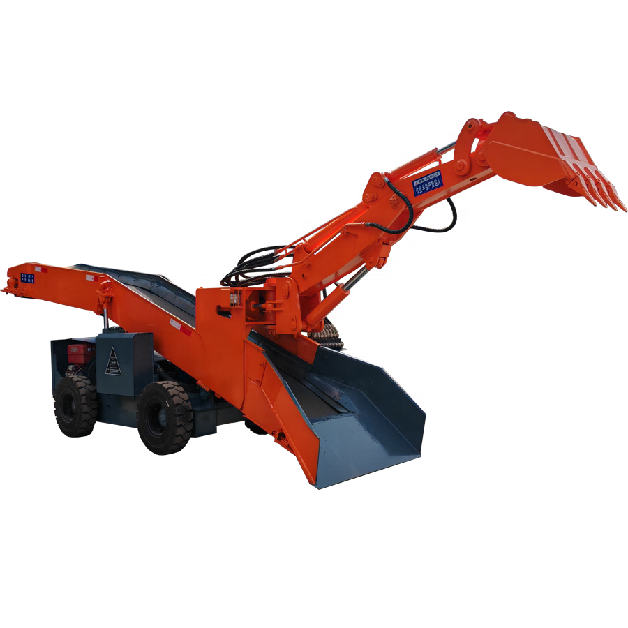 Coal Mine Tunnel Shovel Wheel Mucking Equipment Electric Muck Loader Machine For Rock Roadway Excavation