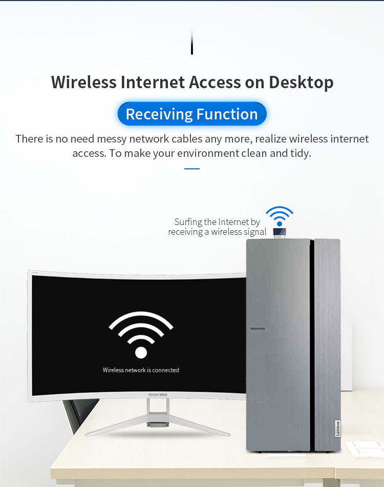 Comfast 802.11n 150Mbps Nano Wireless Bluetooth 2 in 1 USB Dongle BT4.0 WiFi Adapter CF-723B V2