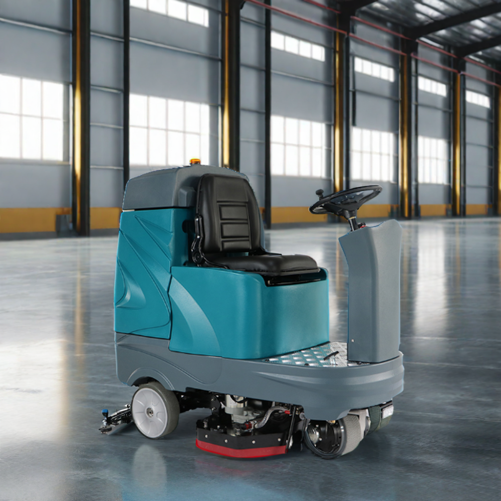 X160 New Design Factory Price Ride-on Floor Cleaner sweeper scrubber machine floor scrubber and dryer machine Double Brush