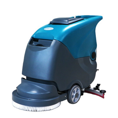 EU Certified Ride-on Double Brushes Industrial Washer Rug Scrubber Hand Push Floor Scrubber Drier Electric Fuel Core Motor