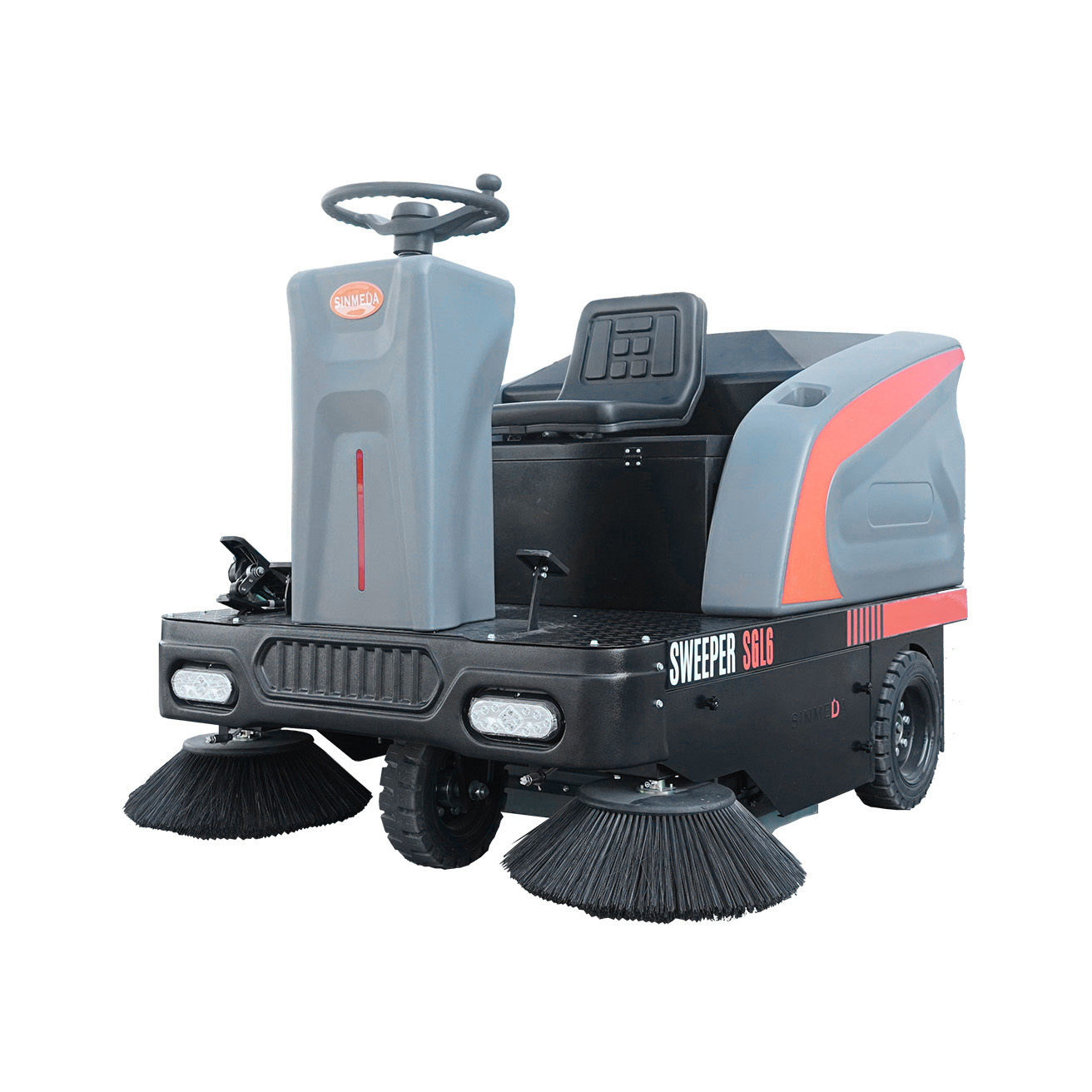 500W Heavy Duty Electric Street Sweeper Machine Strong Plastic Brush 500W Laser Cleaning Vacuum Core include Motor Pump