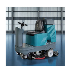 X160 New Design Factory Price Ride-on cleaning products floor sweeper scrubber machine floor scrubber dryer machine Double Brush