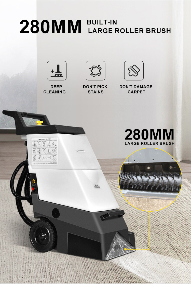 EZ-15 Commercial Carpet Cleaning Drying Machines High Quality Carpet Extractor Vacuum Cleaner Curtains Mattresses Sofas Carpets