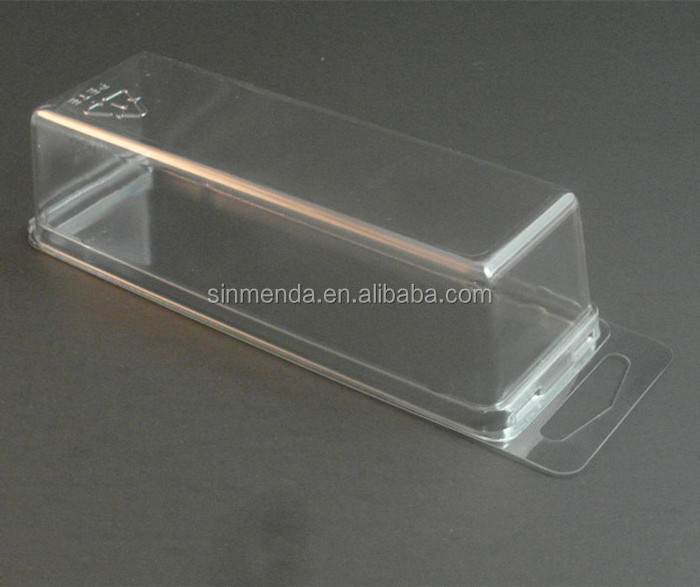 Custom high quality embossing logo plastic PVC PET blister clamshell packaging for toy