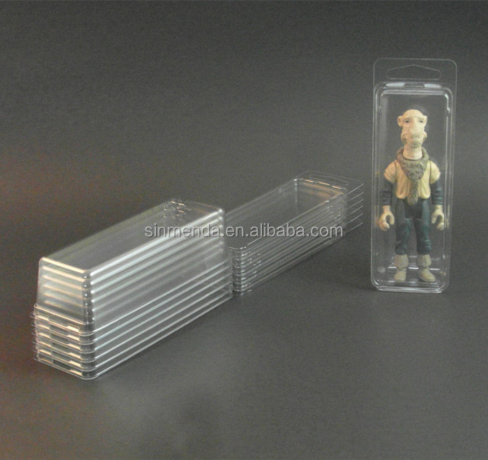 Custom high quality embossing logo plastic PVC PET blister clamshell packaging for toy