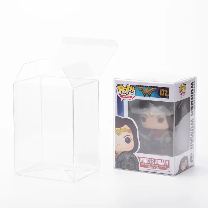 Factory Wholesale Clear 0.5mm Funko Pop Protector Case Custom Plastic Pet Boxes Funko Pop Protector