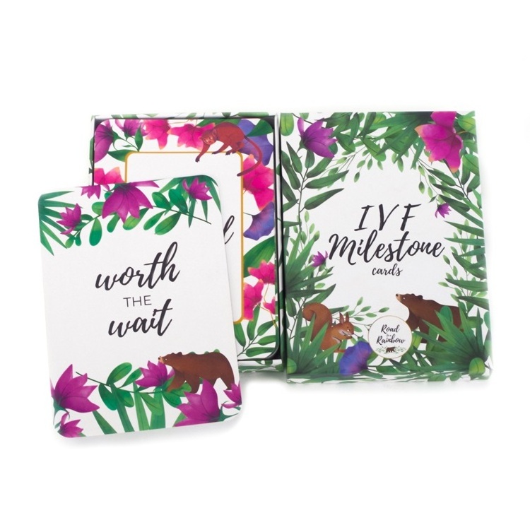 customised pack motivational cards inspirational flashcards kids positive affirmation cards for women