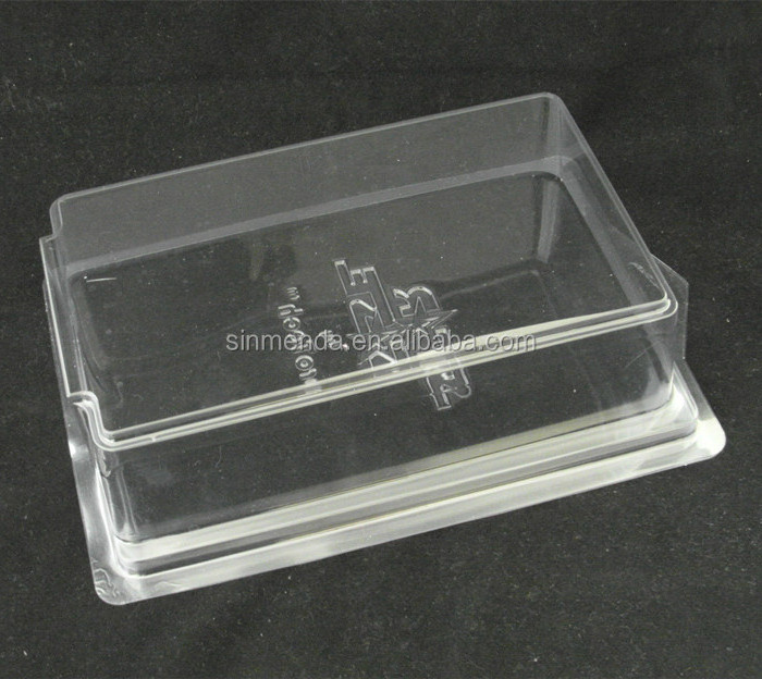 Custom high quality embossing logo plastic PVC PET blister clamshell packaging for toy