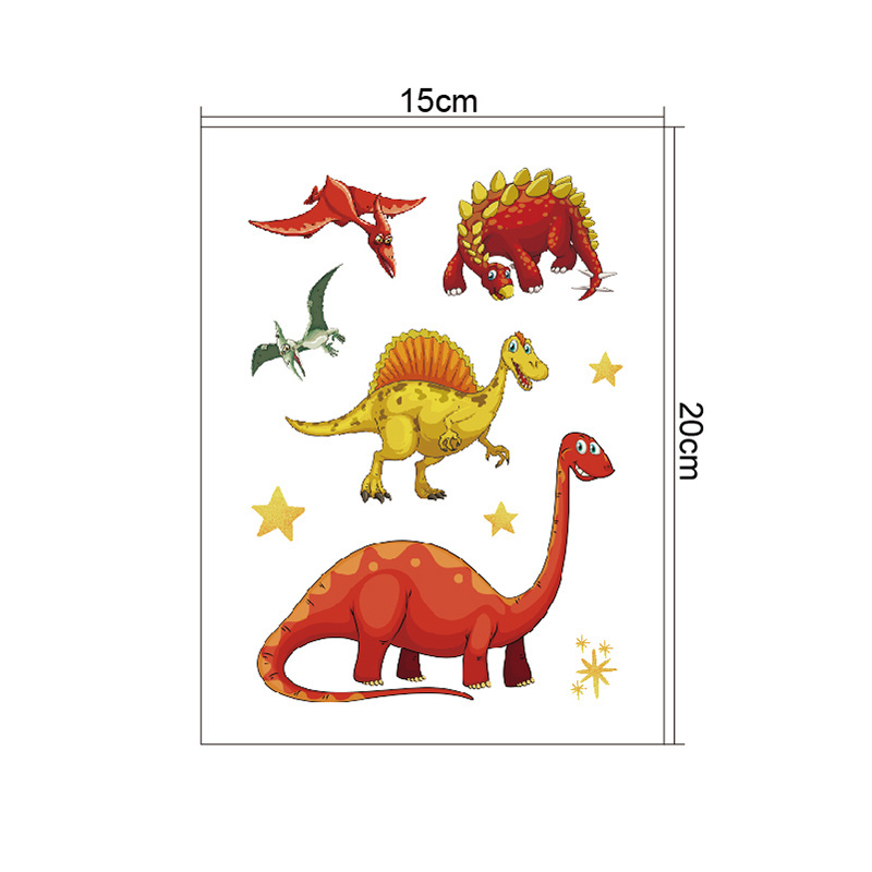 Dinosaur wall Sticker night glow stickers PVC Vinyl Waterproof GlowingStickers decorative Glow in the dark Stickers