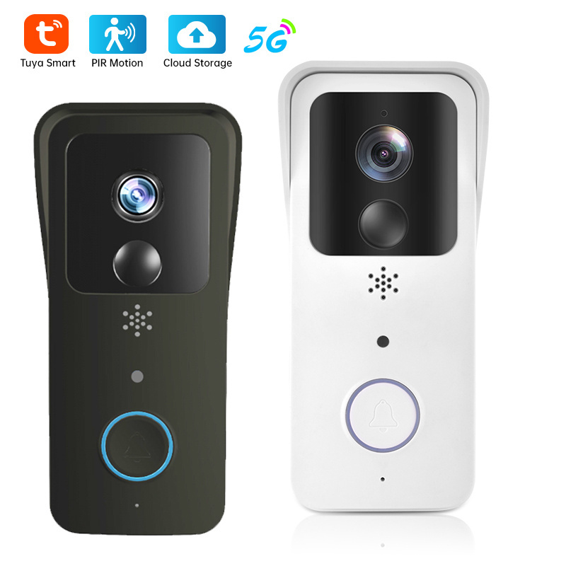 1080P Intelligent Waterproof Eu Wifi Shop Tuya Door Bell 5G Wireless Video Doorbell Camera