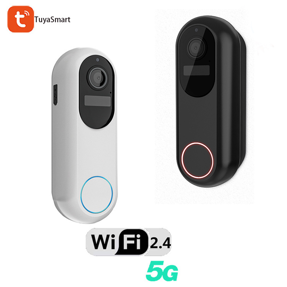 Tuya 2.4G 5G Wifi Door Bell Doorbell Chime Waterproof Camera 1080P Ring Bell Smart Video Door Phone with Camera Intercom