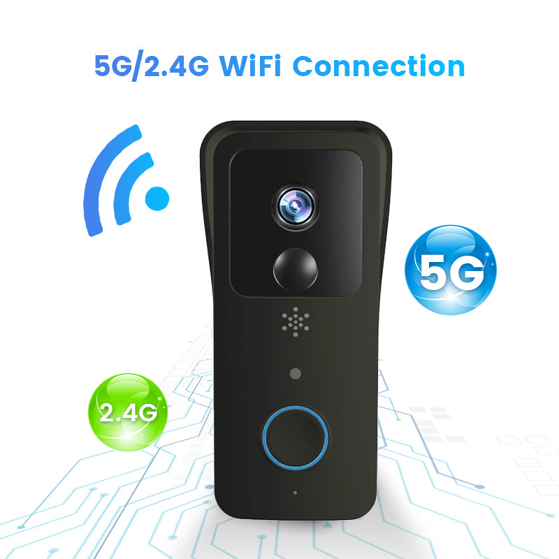 1080P Intelligent Waterproof Eu Wifi Shop Tuya Door Bell 5G Wireless Video Doorbell Camera