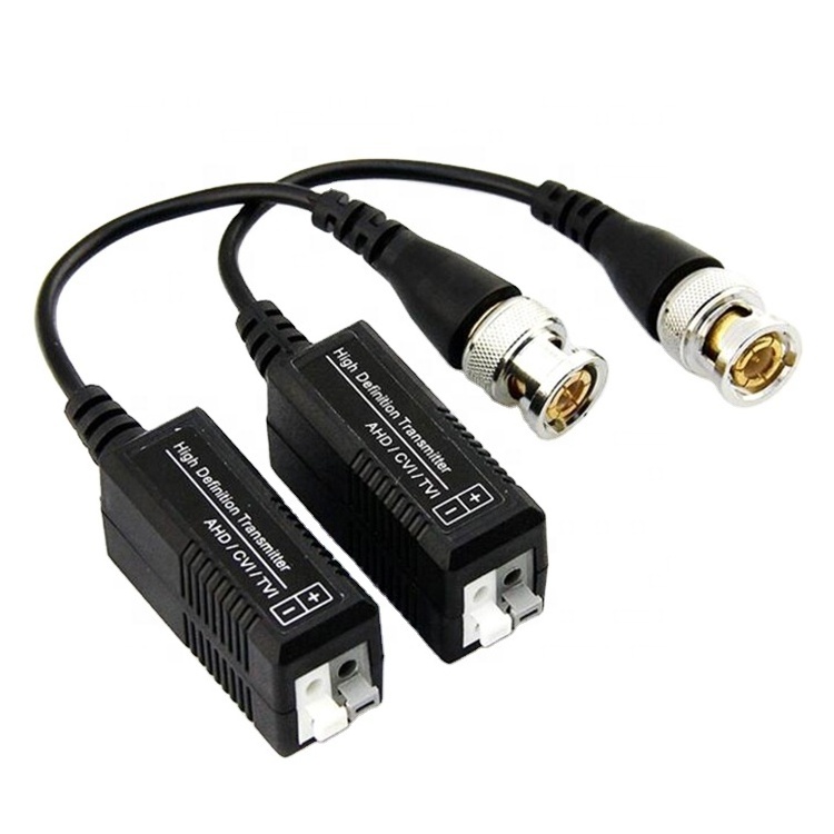 Network Monitoring CCTV Camera Ahd/Cvi/Tvi Hd Analog Coaxial Twisted Passive Video Balun Pair Transmitter