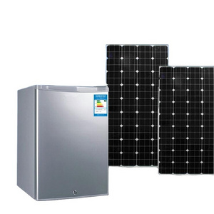 71L Vehicle Home Used DC 12V/24V 43W Solar Power DC sun energy freezer rechargeable solar refrigerator