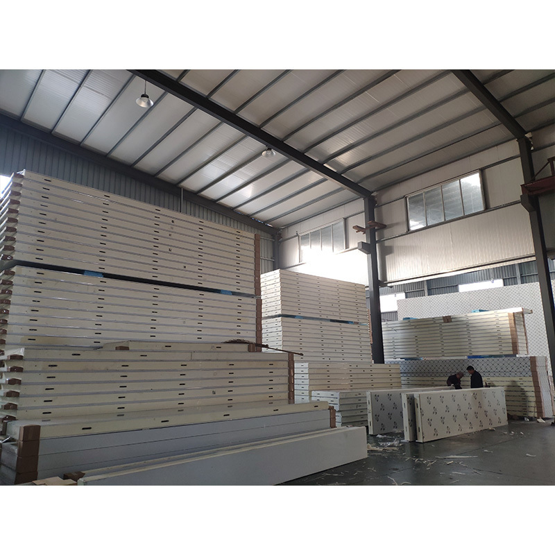 100-200mm Cold Room Panel Polyurethane Insulated Walk In Cooler Panels Freezer Room Wall Roof Pu Sandwich Panel