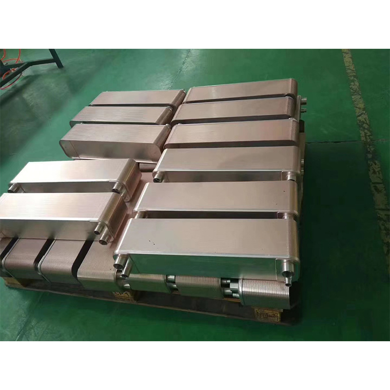 5P-30P Cold Fluorine Industrial Water Air Conditioning Heat Pump Plate Evaporation stainless steel brazed heat exchanger