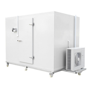 Walk In Freezer/cooler Cold Room Storage Refrigerator Equipment Condensing Unit Container Mobile Cold Room with Trailer