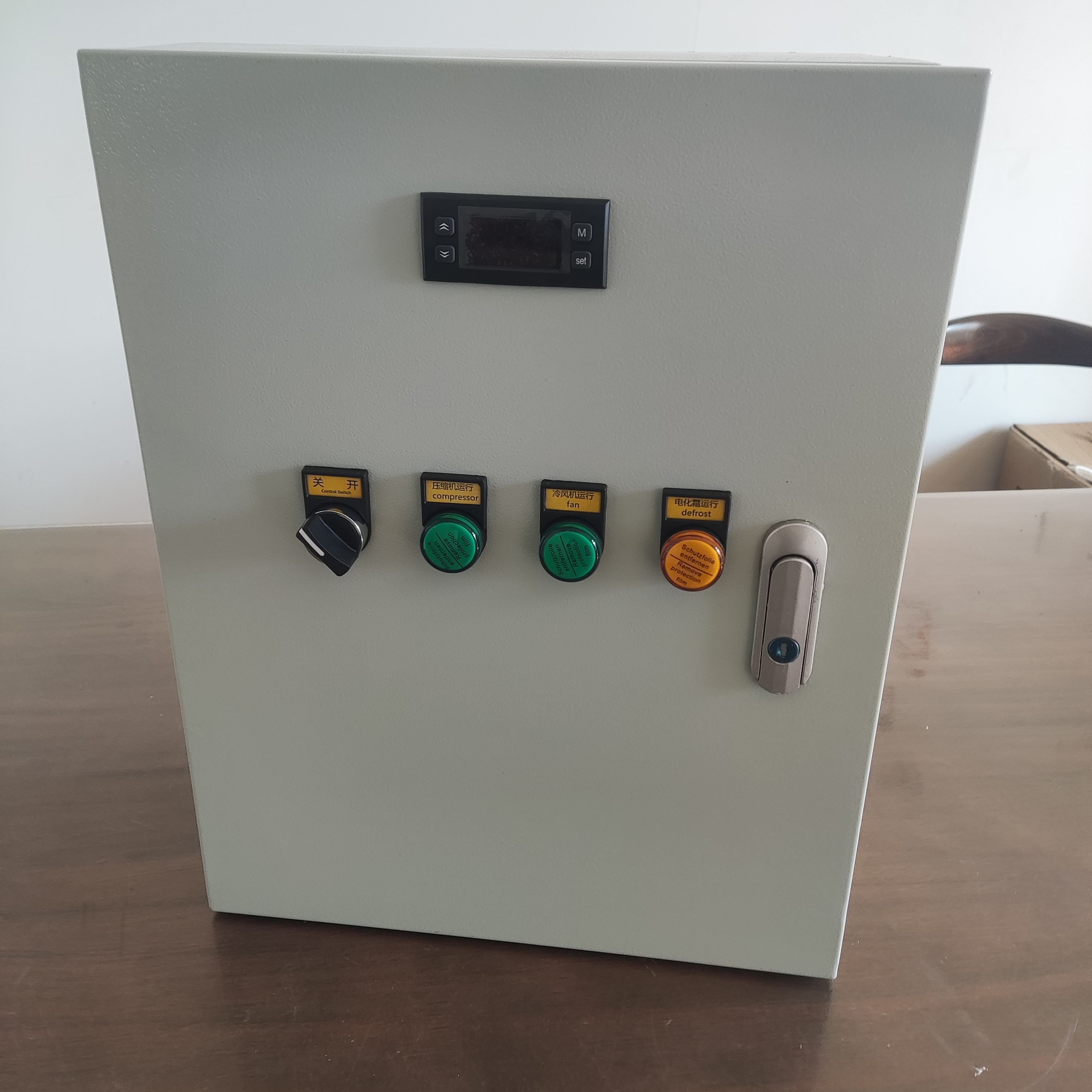 10 Hp Electric Control Box For Cold Room Temperature Control Customized Wall Mounted Control Panel Boards for Walk In Freezer Ro