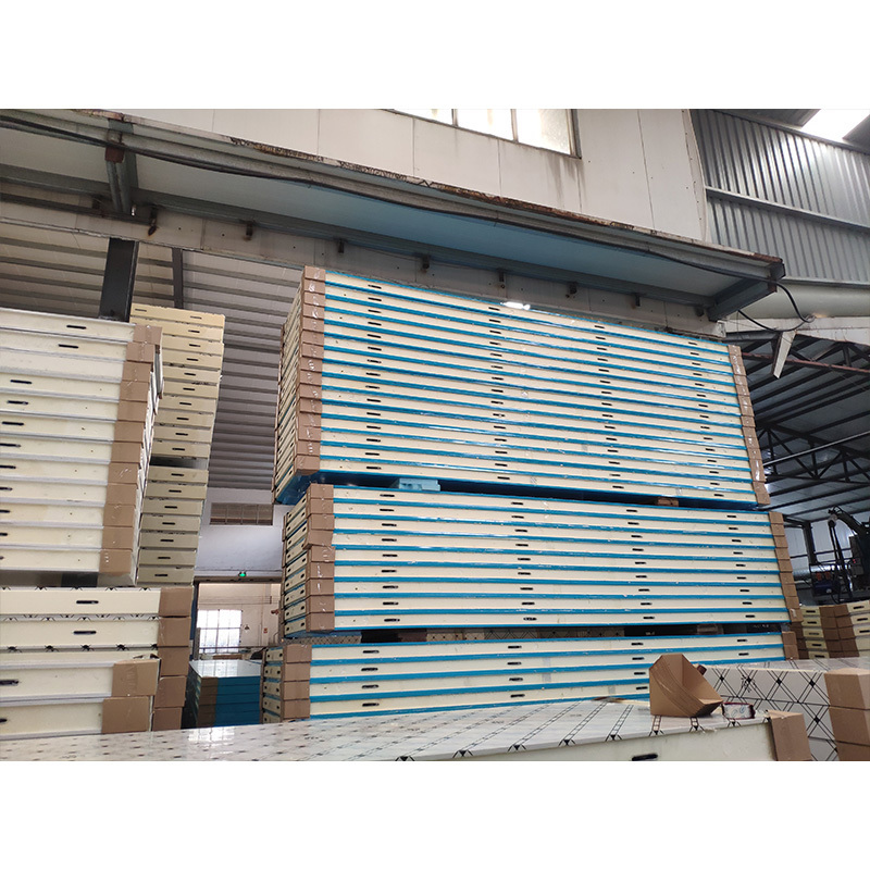 100-200mm Cold Room Panel Polyurethane Insulated Walk In Cooler Panels Freezer Room Wall Roof Pu Sandwich Panel