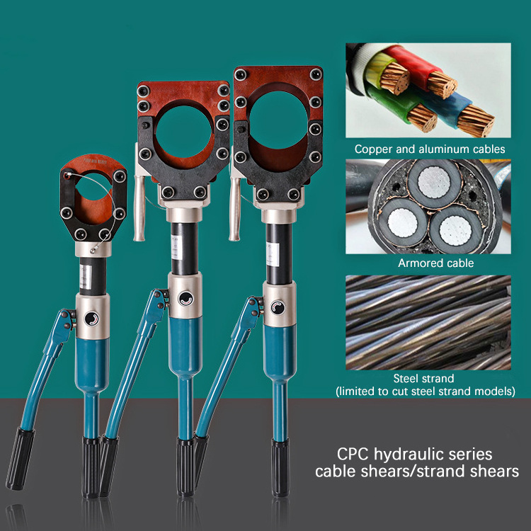 CPC-50 CPC-75 CPC-85 CPC-95 Hydraulic Cable Cutter Copper and Aluminum Wire Cutter SY-40A Steel Stranded Wire Shears