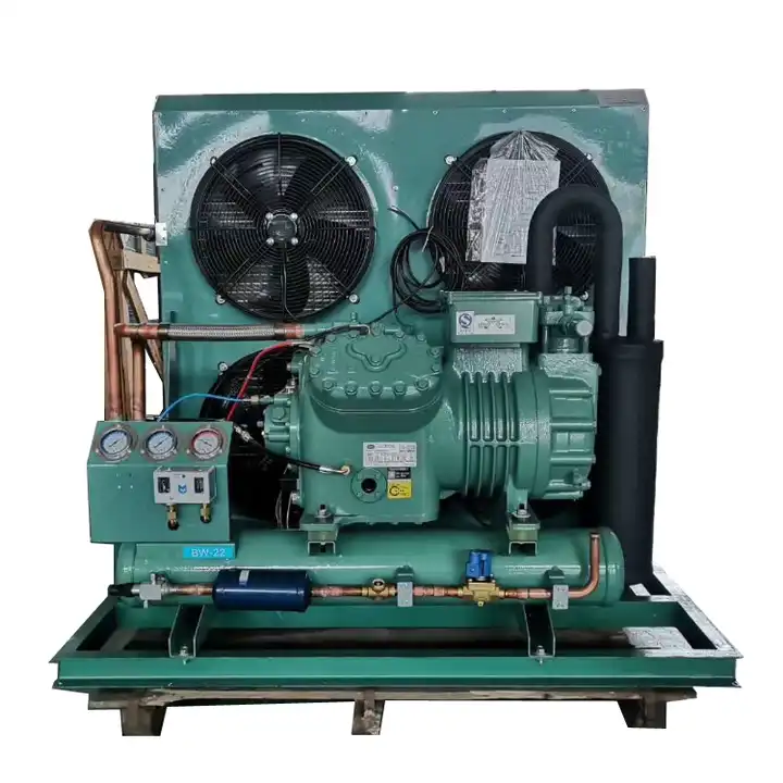 R404A Open Type Semi-hermetic Compressor Cold room Refrigeration Equipment Air Cooled Condensing Unit