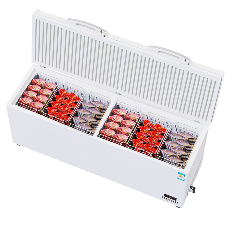 Minus 40 60 80degrees Big Volume Ultra Low Temperature Freezer For Sea Food Market Tuna Storage