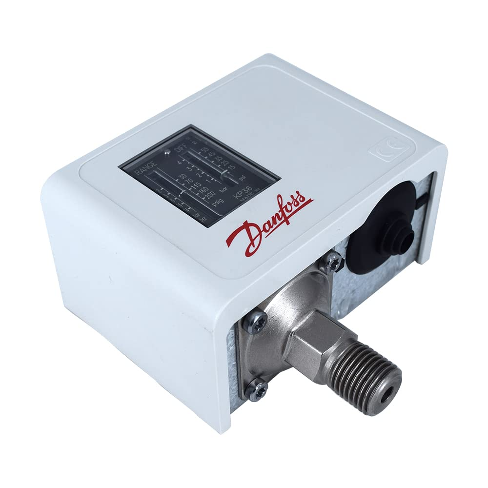 DANFOSS KPI-35 Pressure Switch For Fresh Water Setting Range 0.2 to 8 bar