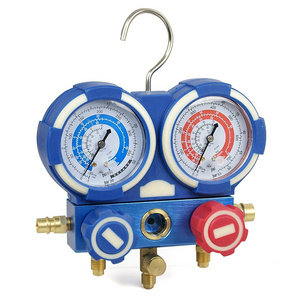 MG-2-R134a R410A Manifold Gauge Set HVAC refrigeration system auto air conditioner AC Charging  R22 R12 R502 404 AC Gauge