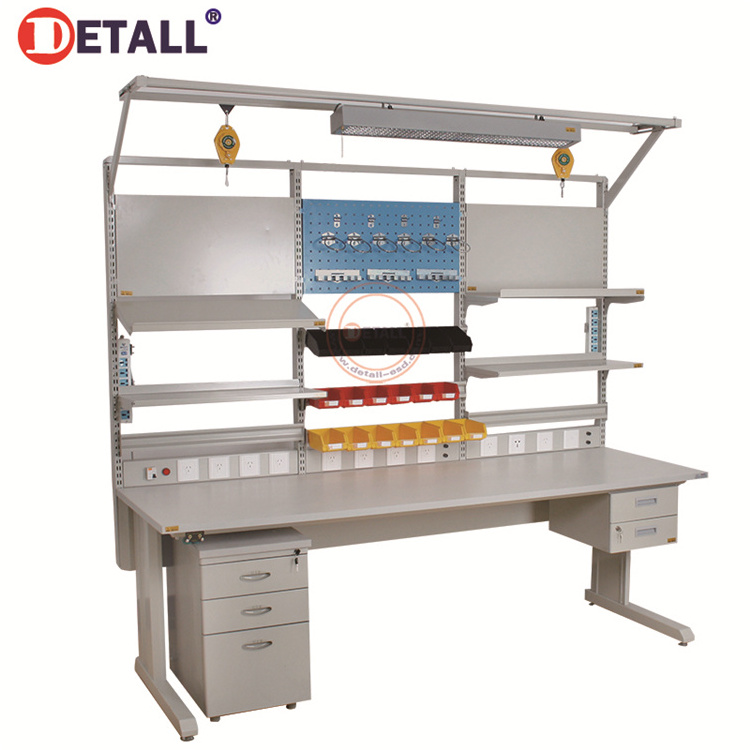 Detall Mobile Garage Work Bench Cabinet Technician Workbench Computer Repair Table