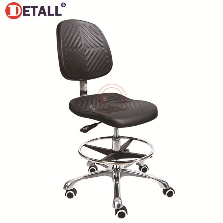 Ergonomic esd lab chairs for factory workers with anti static chain